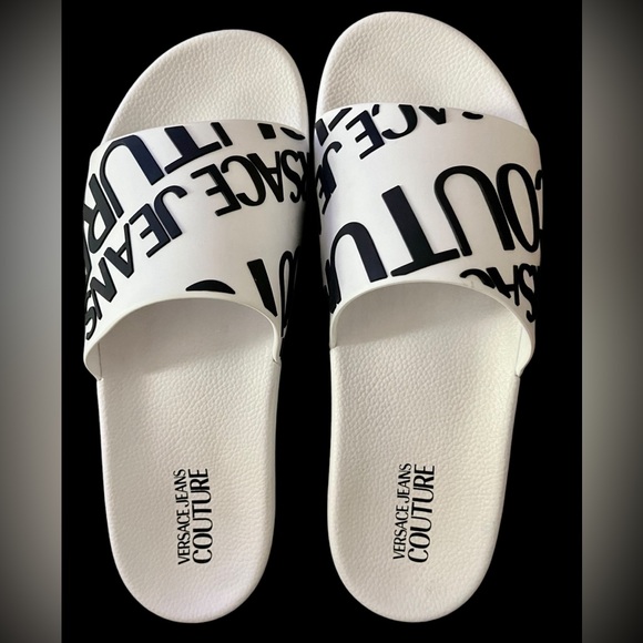 Versace Men’s Slides, Size 11, Like New - Picture 3 of 4